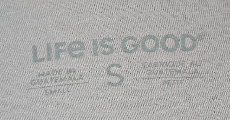 Camiseta Life is Good Boys Oliva Talla Juvenil S Foto 3 de 3
