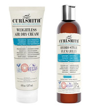 Curlsmith Weightless Air Dry Cream 8 fl oz Hydro Style Flexi Jelly 8 fl oz Set