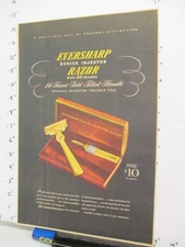 newspaper ad 1946 American Weekly EVERSHARP shaving razor Schick 14 carat gold