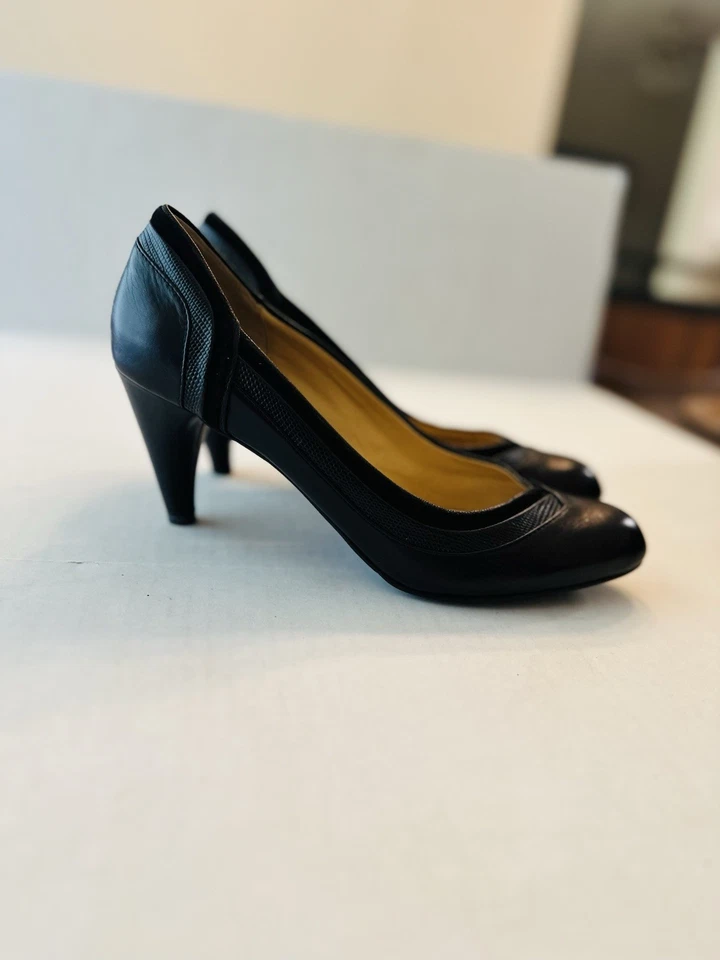 Tacones de negocios negros Cole Haan para mujer talla 10B de EE. UU. Foto 4 de 4
