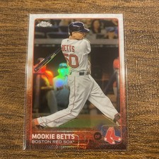 2015 Topps Chrome Refractor Mookie Betts #67 Boston Red Sox REFRACTOR