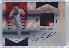 2020 Panini Absolute Jersey Signatures Red 40/49 Lewis Thorpe #AJS-LT Auto 00u2