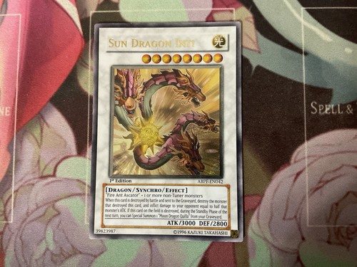 Sun Dragon Inti [Ultimate Rare 1st Edition] ABPF-EN042 YuGiOh Absolute Powerforce card