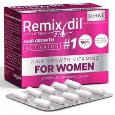 Hair Growth Vitamins for Visibly Thicker  Stronger Hair - Suppleme... Fast Ship