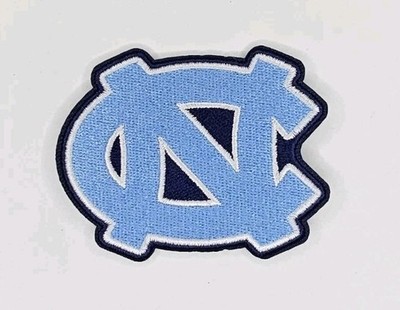 North Carolina Tar Heels IRON ON Embroidered Patch 3x2.5''
