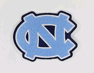 #ad North Carolina Tar Heels IRON ON Embroidered Patch 3x2.5quot; $4.00