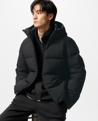 Uniqlo Seamless Down Parka (Black) Size M