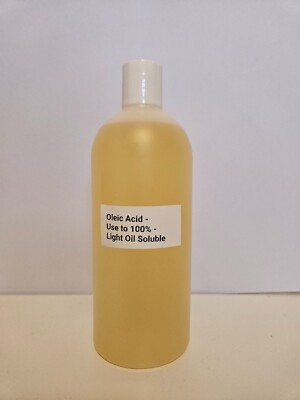 16oz Pure Oleic Acid From Natural Olive Source For Soap, Moisture, Oil