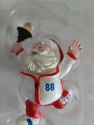 1988 Hallmark Go For The Gold Santa With Olympic Torch Christmas Ornament  MIB