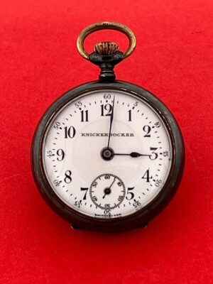 Knickerbocker 33mm Monachina Damen Taschenuhr gut funktioniert exc++++