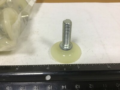 Qty (25) Leveling Mounts, 5/16-18 X 1'' Long Thread, 1 1/8'' Base, 1 7/16 Height