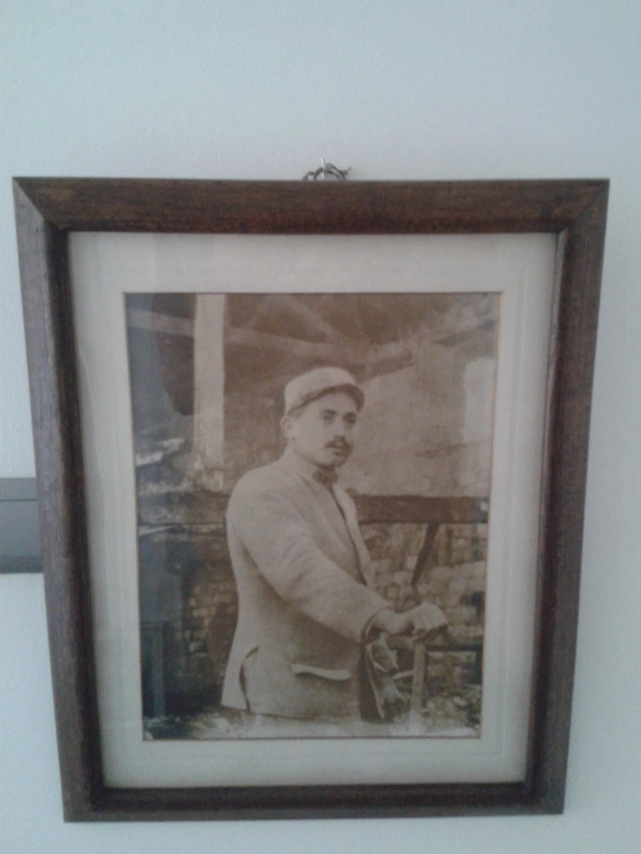 PETIT CADRE AVEC une photo d' un soldat du 48 ème Regt. d' Inf., France