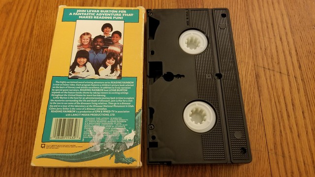 Reading Rainbow - Digging Up Dinosaurs (VHS, 1992) for sale online | eBay