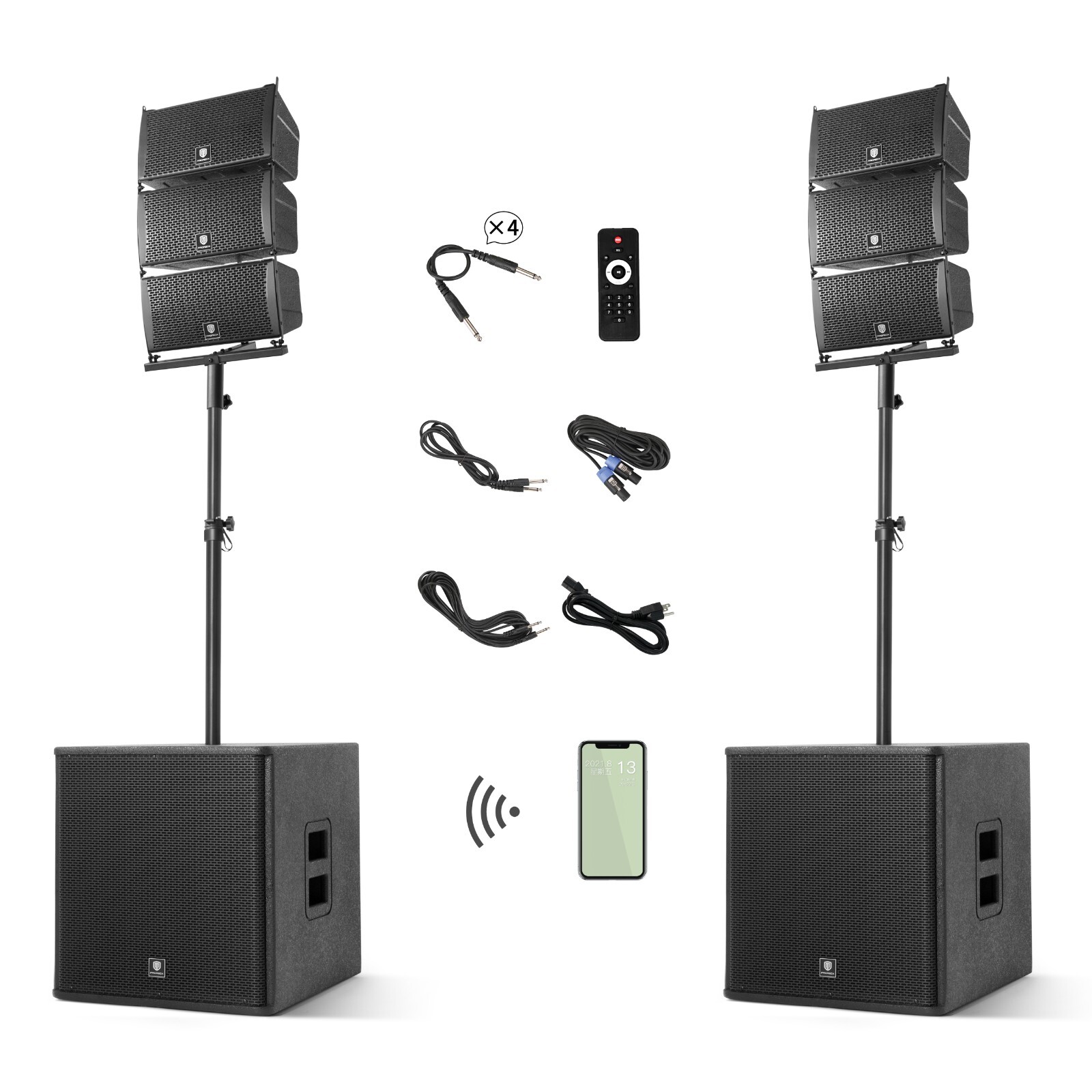 18-inch 8000w P.m.p.o Stereo Sub