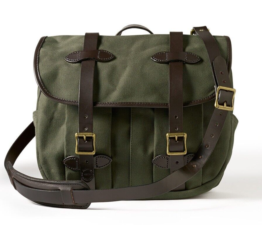Filson Medium Field Bag 11070232 MADE IN USA Otter Green
