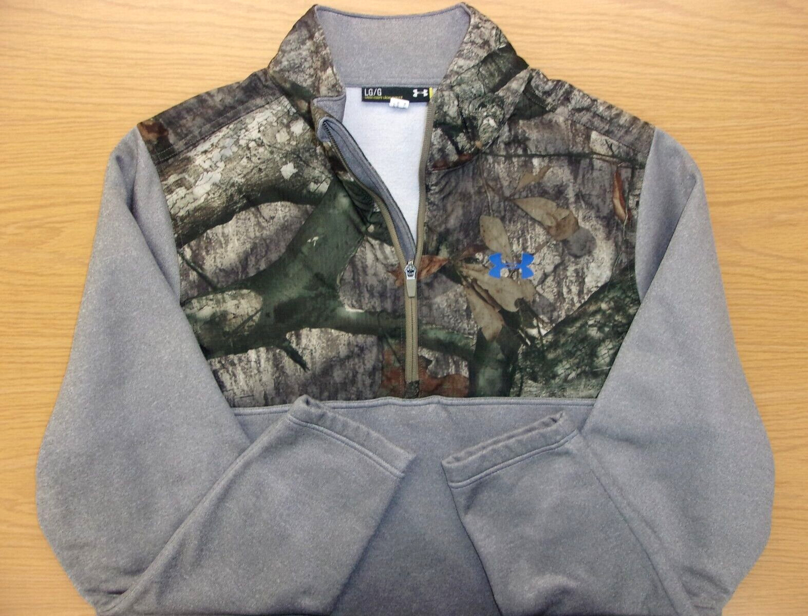 Under Armour Hunt Mossy Oak Treestand Camo Cold Gear Caliber 1/4 Zip Mens L  – ASA College: Florida
