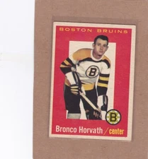 1959-60 TOPPS HOCKEY BRONCO HORVATH #56 BRUINS EX *A32810