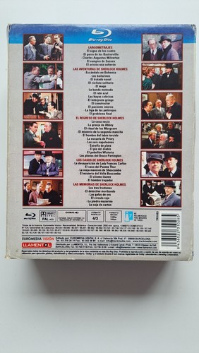 SHERLOCK HOLMES - ITV STUDIOS - JEREMY BRETT BLU RAY BOXSET REMASTERED IN HD - Imagen 2 de 3