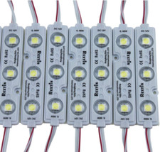 200Pcs Super Bright 3 LED Red 5050 Waterproof Module for Signage with Adhesive