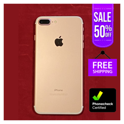 Apple iPhone 7 Plus 128GB Rose Gold Black Silver AT&T Verizon 5.5'' 4G Unlocked