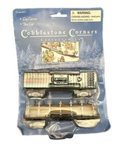 Cobblestone Corners Collectibles C & C Railways Log Carrier & Box Car