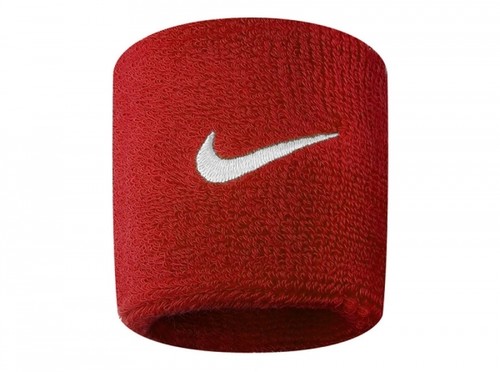 Nike Swoosh Tennis Football Sport Felpa Set di 2 Bracciali Stretch Ufficiali - Foto 4 di 23