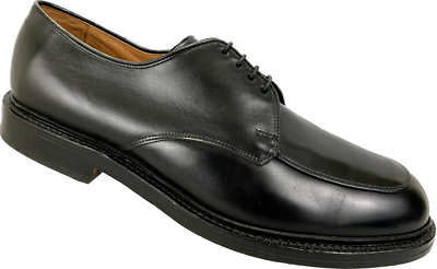 Allen Edmonds Brentwood black leather lace up oxfords men display picture 2