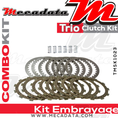 Kit De 8 Disques D'embrayage Lisses MES354-8 Pour Kawasaki Z 750 S 2005-2006 - Neuf