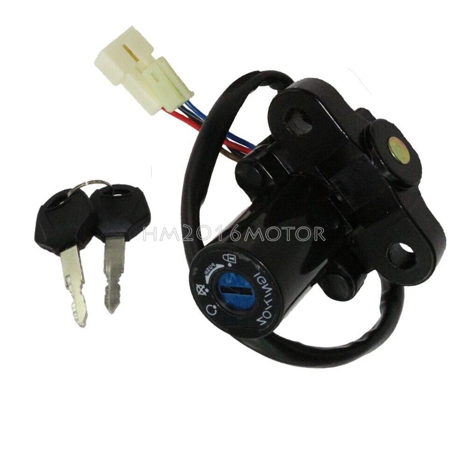 New Motorcycle Ignition Switch Lock Keys for Yamaha FZ6/FZ6R 2004-2010 YZF R1 R6 - Imagem 3 de 4