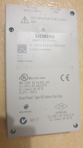 SIEMENS SIMATIC S7 TD400C - Photo 2/2