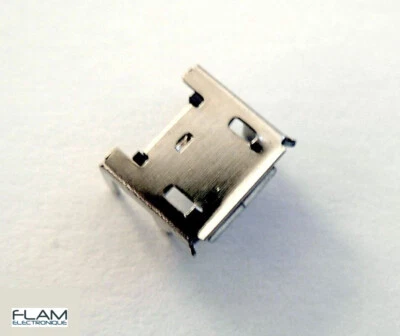 Connecteur à souder Micro USB type B femelle / Micro USB Female solder connector - Photo 1/4