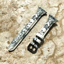 Orchids Slim Leather Band Strap for Google Pixel Watch 4 3 45mm Smartwatch -A22