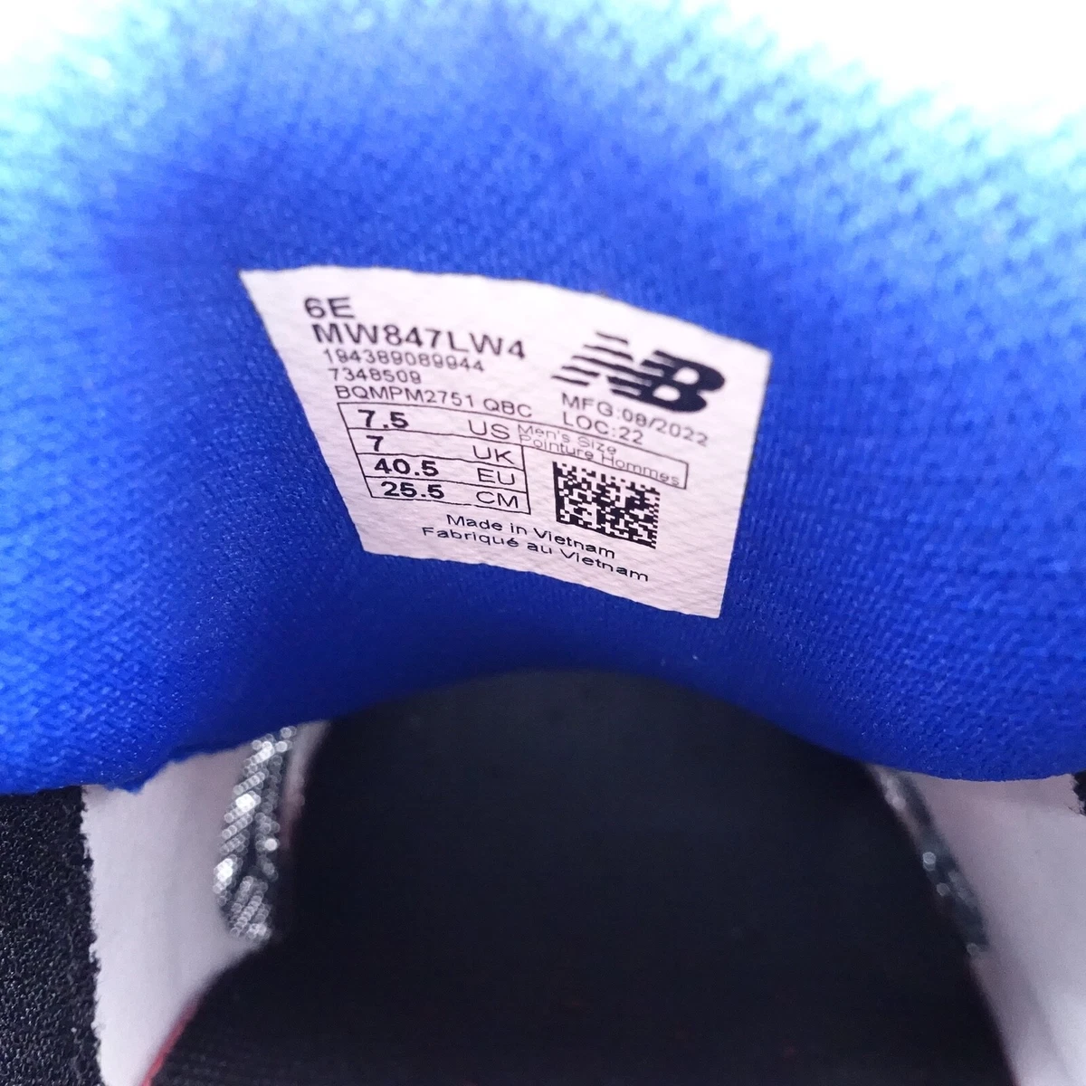 Size 7.5 XXWIDE 6E Men s 9 Women s New Balance 847 V4 Walking
