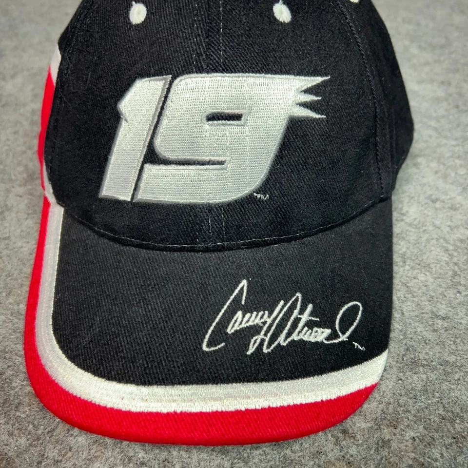 Nascar Mens Hat Snapback Black Red Casey Atwood 19 Racing Casual Car Sports - Image 2 of 4