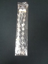 Decorative Adjustable Fashion Bra Straps-Silver Playboy Bunny Design - NEW