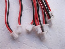 250 pcs Pitch 1.25mm 2 Pin Polarized Connector with 28AWG 15cm Leads Cable New