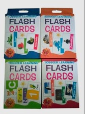 Early Learning Flash Cards Set  ABC Alphabet, Numbers, Animals, Fruits for Kids