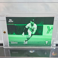 Is This the Best Bryce Harper Card? 2012 Bowman Platinum Bat Plate Surfaces 19