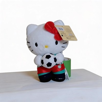 Fiesta Sanrio Hello Kitty Soccer Plush 5 Inch Size World Cup Ready