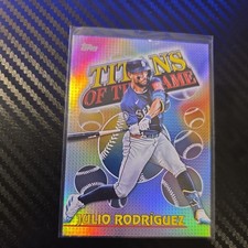 Julio Rodriguez 2026 Topps Series 1 #TOG-20 Titans Of The Game Refractor