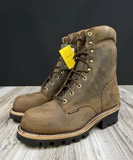 Chippewa Super DNA 594065 Logger Boots Steel Toe Mens Size 11.5 E Work NEW