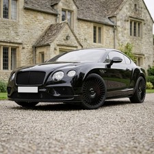 21" ALLOY WHEELS for BENTLEY GT/C  21x9.5 5x112 HAWKE ASPRAY BLACK x4 2013-2018