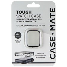 Case-Mate Tough Watch Case for Apple Watch Series 4-6/SE 44mm/L - Clear/Black