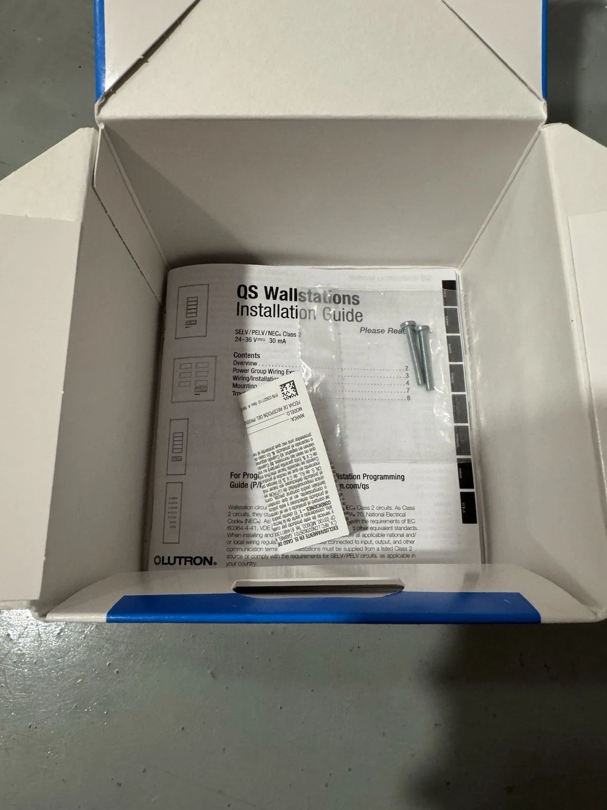 Lutron SeeTouch QS QSWE-10BRLN-AW Wired Keypad 24-36V Brand New Open Box 4
