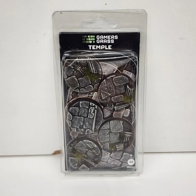 5 32mm Winter Round Battle Ready Bases Gamer Gras RPG Table Top Gaming - Bild 1 von 4