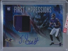 2018 Illusions Trophy Collection Blue /100 Jaleel Scott #115 Rookie Auto RC 0l1