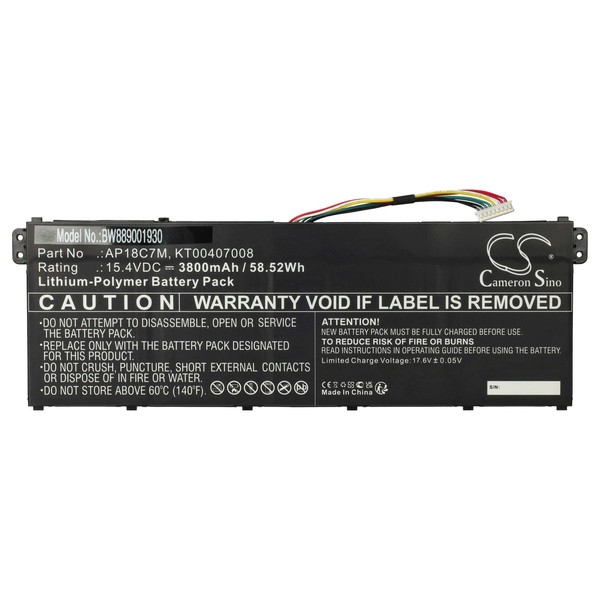 Akku FüR Acer Spin 5 SP513-55N-56WM SP513-55N-54XZY SP513-55N 3800Mah 15,4V-image