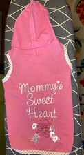 Smoochie Pooch Pink Dog Hoodie Mommy s Sweet ...