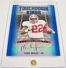 2011 Mark Ingram Leaf Metal Draft Blu Touchdown Kings Autograph RC #TK-MI1 03/10