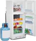 Smad 2 Way 6.5cu.ft LPG Gas & Electric Fridge Freezer Home Family Refrigerator
